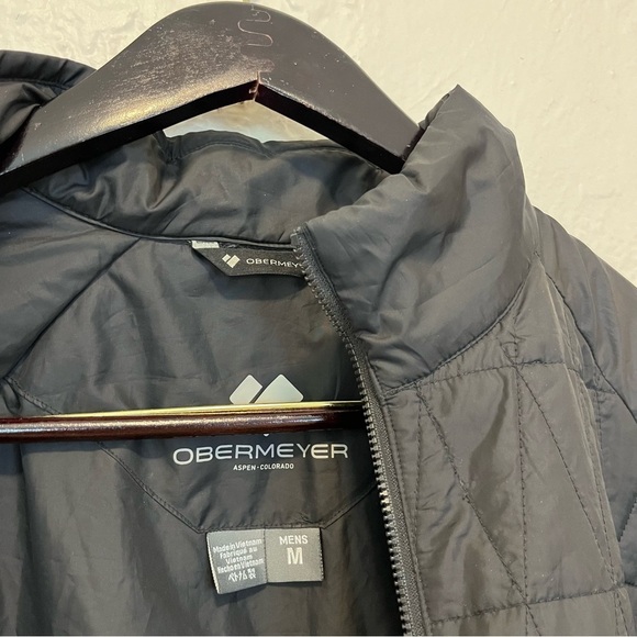 Obermeyer Medium Jacket Black Light Puffer M - Picture 11 of 16